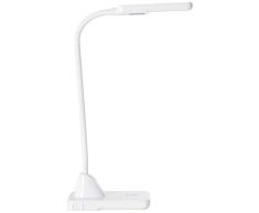 Brilliant Joscha LED Tischleuchte 36cm mit Touchdimmer Flexarm weiß Büro 4600K kaltweiß 418 Lumen, LED integriert
