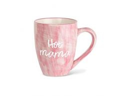 Mom Life Hot Mama groß 20 Oz Kaffee Becher Tee Tasse, Keramik, Pink, 20 Unze