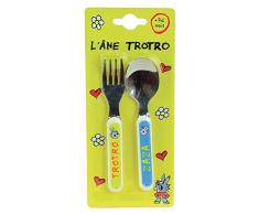 FUN HOUSE 5807 TROTRO 005807 Kinderbesteck Set Löffel und Gabel