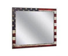 Head West American Flag Wall Mirror 25-1 by 31-1/2 inches Wandspiegel, Mehrfarbig