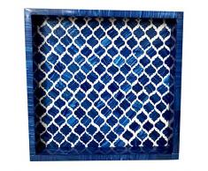 Collectibles Buy Bone Exotic Designer Moorish Inlay Handgefertigtes Tablett Küche Couchtisch Tischplatte Getränke-Serviertablett New Artikel Marokkanische Dekoration Artikel