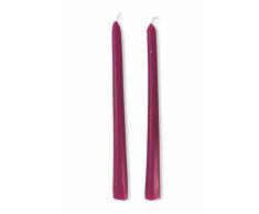 Galileo Casa Patchouli Kerzen-Set, Wachs, Violett, 2 x 2 x 25 cm