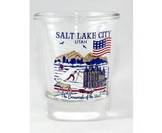 Salt Lake City Utah Great American Cities Collection Shot Glas