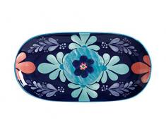 Maxwell Williams DR0268 Majolica Servierplatte Blumenmuster in Geschenkbox, porzellan