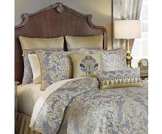 Croscill Nadia Cal King Schmusetuch, Hellgrau Queen hellgrau