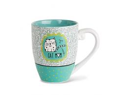 It s Hunde und Katzen Cat Mom Hochwertige Keramik extra groß Kaffee Becher Tee Tasse, 20 oz, Blaugrün