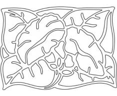 INDIGOS/Wandaufkleber-e185 hübsche Trompetenblume 120x86 cm- weiß, Vinyl, 120 x 86 x 1 cm