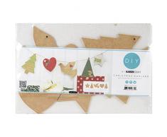 Kaiser Craft Weihnachts-Girlande MDF Craftwood BTP