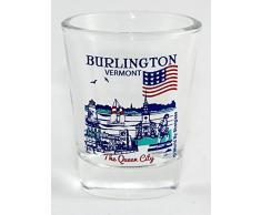 Burlington (Vermont Great American Cities Collection Shot Glas