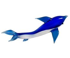 EE Glass Glasfigur Delfin Glaskunst mundgeblasen Sammlerfigur