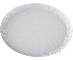 Alessi 3 Runde Bleche, Stahl, weiß, 3.5 x 42.5 x 36 cm, 3-Einheiten