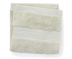 Chaps Home Badetuch, 100 % Baumwolle, sehr saugfähig, farbbeständig, inkl. Waschlappen 13 x 13 13X13 Blassminze