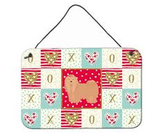 Carolines Treasures Lhasa Apso #1 Love Türaufhänger, Wanddekoration, Mehrfarbig