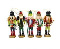 Seevy Nussknacker aus Holz, mit Soldaten, 5 Stück
