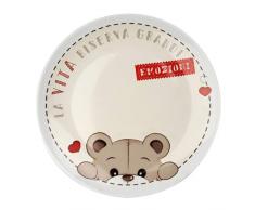 Egan Speiseteller, Porzellan, Elfenbeinfarben, Small