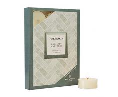 Wax Lyrical Fired Earth Earl Grey & Vetivert Teelichter, 12 Stück