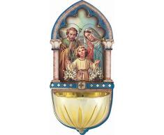 WJ Hirten 1928-361 Heilige Familie, geprägt, Laserschnitt