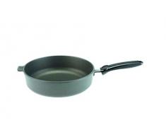 SKK 2361 Titan Induction, Guss-Schmorpfanne ø 26cm, antihaft-beschichtete Pfanne, induktionsgeeignet, hoher Rand, keramisch verstärkt, mit festem Griff, Backofen-fest, Made in Germany
