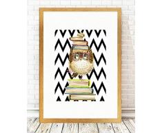 Bonamaison dekorativ 100% Mdf Malerei für Startseite,Gemälde für Wohnzimmer, Kunstdruck für Küche, Gerahmte Bilder für Schlafzimmer 24X29 Cm, 1 Stück - Hergestellt in der Türkei