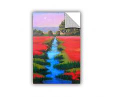 ArtWall Susi Francos Provence Moonrise Art Appeelz Removable Graphic Wall Art, 24 by 36