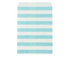 Wrapables Geschenktüten, horizontal, Hellblau, 25 Stück