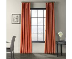 HPD VCH-180408-120 Verdunkelungsvorhang, Samt, 50 x 120 cm, gebranntes Kürbis