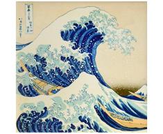3dRose CT 155631 _ 2 The Great Wave Off Kanagawa vom japanischen Künstler Hokusai Dramatische Blue Sea Ocean Ukiyo Print 1830 Keramik Fliesen, 6