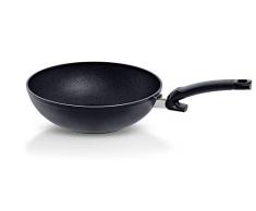 Fissler adamant / Aluminium-Wok, Wok Pfanne, (Ø 28 cm), beschichtet, antihaftversiegelt, hoher Rand, kratzfest, alle Herdarten - auch Induktion