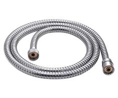 Gedy INOX 03 Brauseschlauch, Edelstahl, Chrom, 1,4 x 1,4 x 150 cm