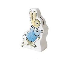Beatrix Potter Peter Rabbit Running M Bank, Keramik, Bunt, 5.5 x 1.14 x 1.7 cm