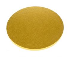 Silikomart Tortenplatte rund, 35 cm, goldfarben