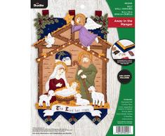 PLAID ENTERPRISES 89220E Filzwandhänger-Set für die Wandmontage, Weg in der Krippe, Einheitsgröße