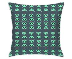 YANGYULU Kissenbezug, rosafarbenes Hirsch mit Zitat, Baumwollleinen, quadratisch, Standard-Kissenbezug für Zuhause, Sofa, Sessel, Schlafzimmer, Wohnzimmer, 45,7 x 45,7 cm What a Wonderful World