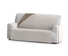 Eysa Oslo Sofa überwurf, Polyester, C/0 Ecru-nerz, 3 Sitzer 160cm. Geeignet für Sofas von 170 bis 210 cm