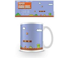 empireposter Nintendo - Super Mario - Retro Title - Keramik Tasse - GrÃ¶Ãe Ã8,5 H9,5cm