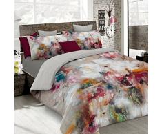 Sogni Dautore Italian Bed Linen Bettbezug, Doppelte, 100% Baumwolle, Multicolor SD27, DOPPEL