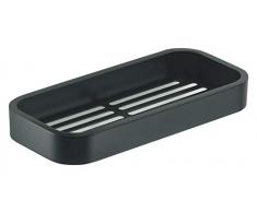 Gedy Outline Seifenschale, Messing, Schwarz, 24,1x 11x 3