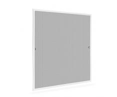 Lichtblick ISF.130.150.01 Insektenschutz Fliegengitter für Fenster, Spannrahmen Weiß