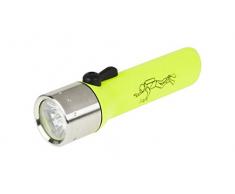 Vipow Wasserdichte Taschenlampe 3W, Handlampe 110 Lm, IP67, Plastik, Gelb, 16 x 4 x 4 cm