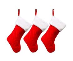CHRISTMASSTOCKING Weihnachtsstrumpf, 45,7 cm reines rot
