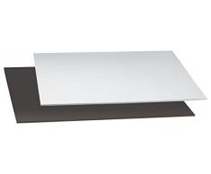 5932582 DECORA QUADRATISCHE TORTENPLATTEN SCHWARZ/SILBER 32X32CM 40ST BAKERY