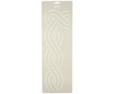 Quilting Creations Ecke und Bordüre Quilt Schablone, 3–1/5,1 cm