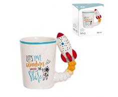 DCASA Tasse mit Griff Cohete Frühstückstasse, nicht anwendbar