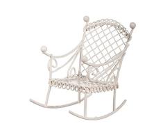Rayher 46065102 Schaukelstuhl, 5,3x8x7,5cm, SB-Btl 1Stück, weiß