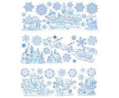 Lulu Home Fenstersticker Schneeflocke Weihnachten