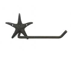 Hampton Nautisches k-9209-cast-iron Gusseisen Seestern Toilettenpapierhalter 25,4 cm – Strand Badezimmer Dekoration – Beach Home Dekorieren