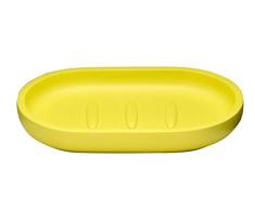 Ridder Young Seifenschale, Polyresin, gelb, ca. 13 x 8 x 2 cm