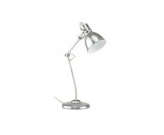 Schreibtischlampe, Silber, 18 W, 15 x 11 x 45 cm