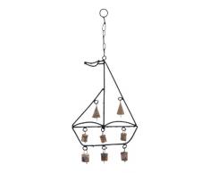 Plutus Brands Windspiel, Segelboot, Metall