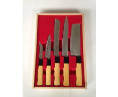 CISL Messerset 5-TLG. Edelstahlklinge in Edler Holzbox Geschenk*NEU*OVP*